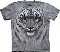 Snow Leopard Portrait available now at Novelty EveryWear!